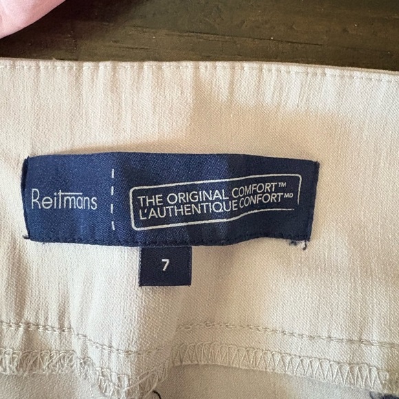 Reitmans Light Gray Women's Bermudas - Picture 2 of 3